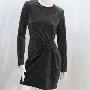 Knot-detail Jersey Dress Size S